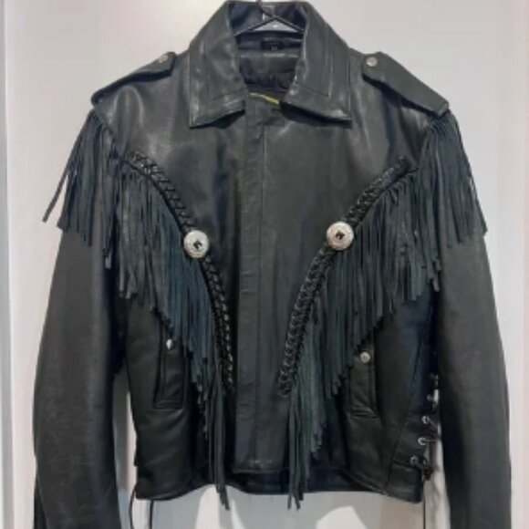 Vintage Men’s Leather Jacket - Picture 1 of 9